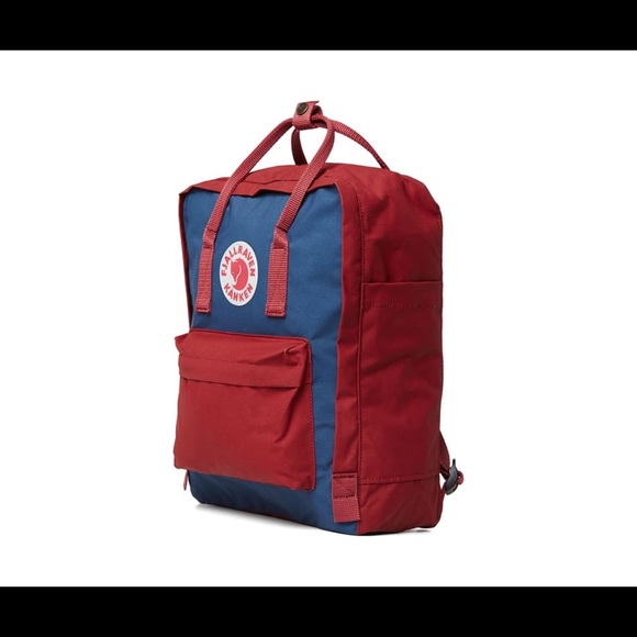 Fjallraven Handbags - Fjallaraven Kanken Backpack Ox Red/Royal Blue